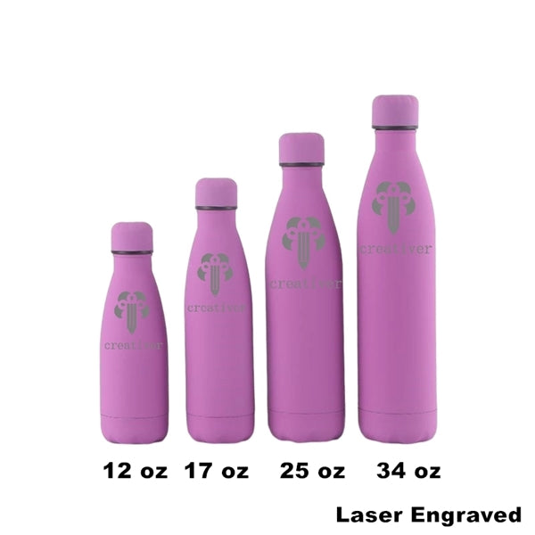 12/17 oz Double Wall Vacuum Insulated Metal Water Bottle