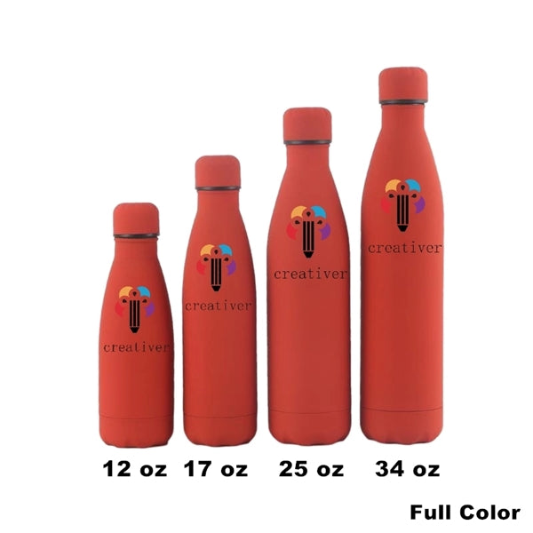 12/17 oz Double Wall Vacuum Insulated Metal Water Bottle