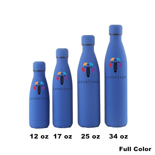 12/17 oz Double Wall Vacuum Insulated Metal Water Bottle