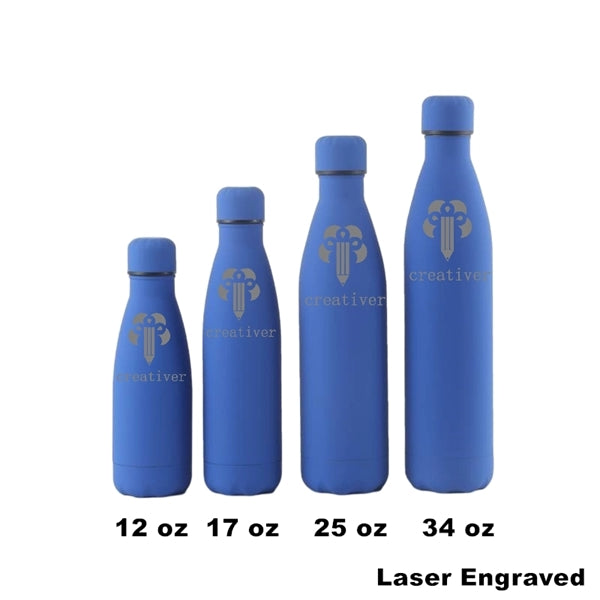 12/17 oz Double Wall Vacuum Insulated Metal Water Bottle