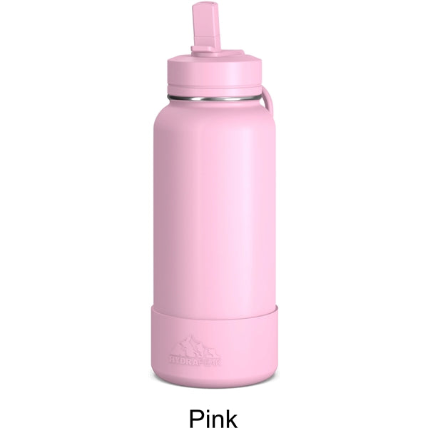 32 oz Hydrapeak Sport Straw Water Bottle LIFETIME WARRANTY!