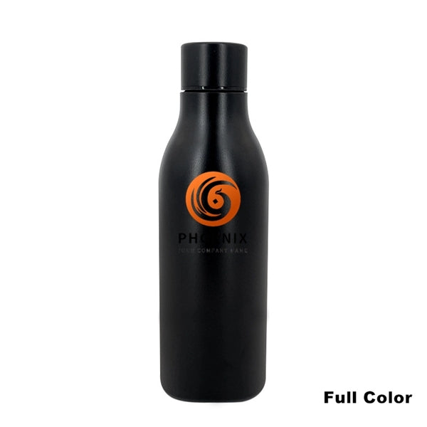 18.5 oz Stainless Steel Double Wall Cola Shape Water Bottle
