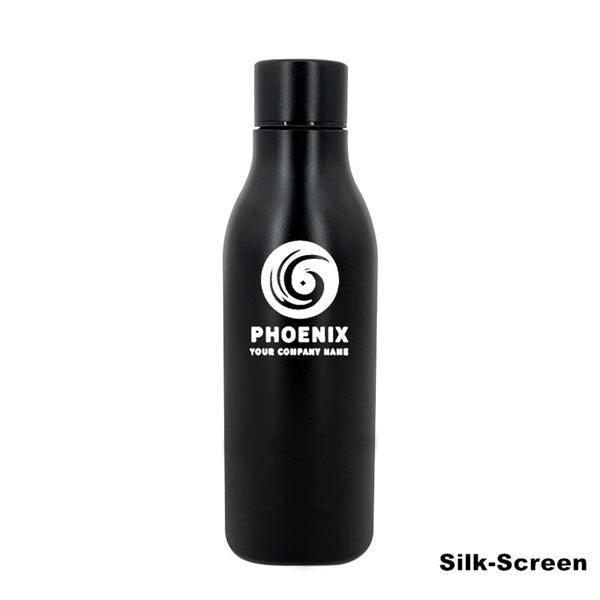 18.5 oz Stainless Steel Double Wall Cola Shape Water Bottle