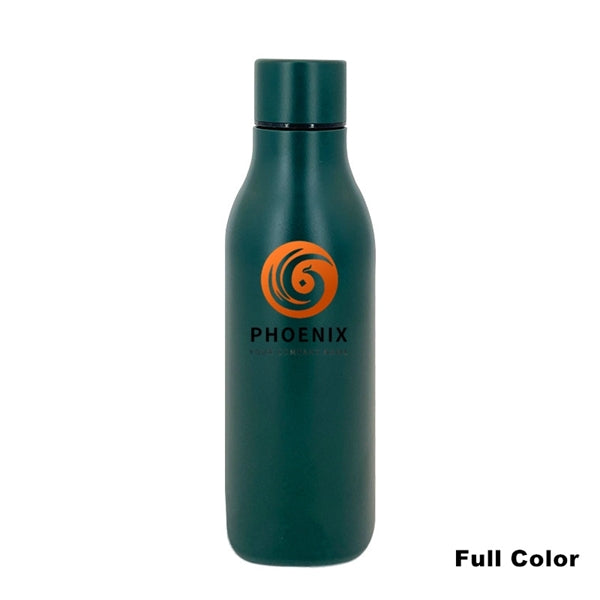 18.5 oz Stainless Steel Double Wall Cola Shape Water Bottle