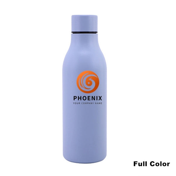 18.5 oz Stainless Steel Double Wall Cola Shape Water Bottle
