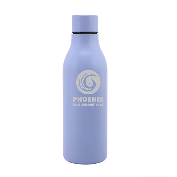 18.5 oz Stainless Steel Double Wall Cola Shape Water Bottle