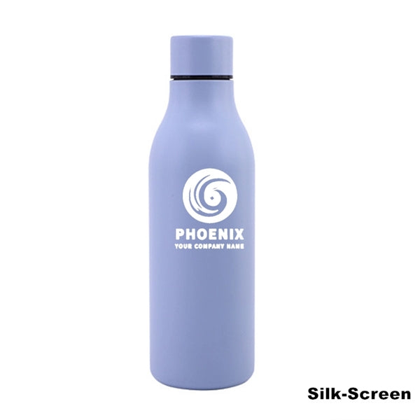 18.5 oz Stainless Steel Double Wall Cola Shape Water Bottle