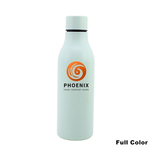 18.5 oz Stainless Steel Double Wall Cola Shape Water Bottle
