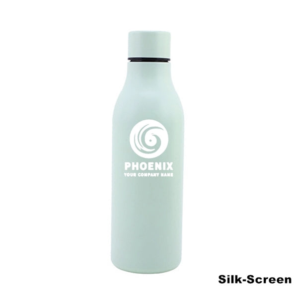 18.5 oz Stainless Steel Double Wall Cola Shape Water Bottle