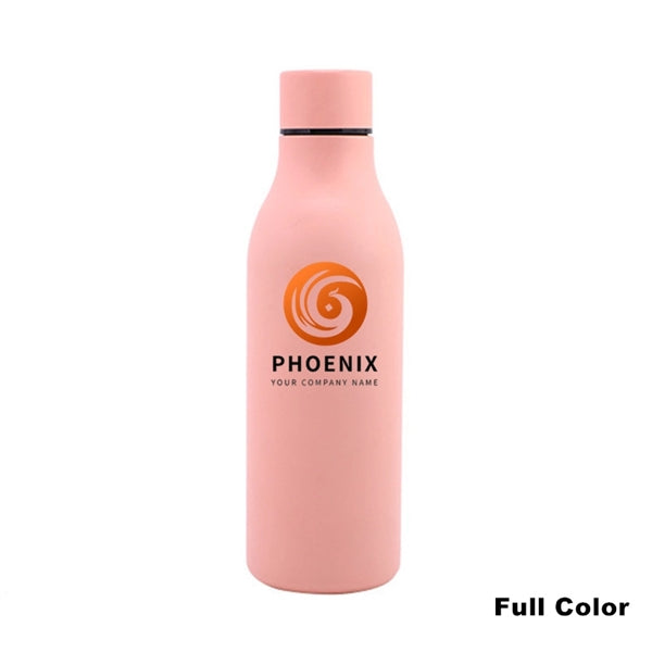 18.5 oz Stainless Steel Double Wall Cola Shape Water Bottle