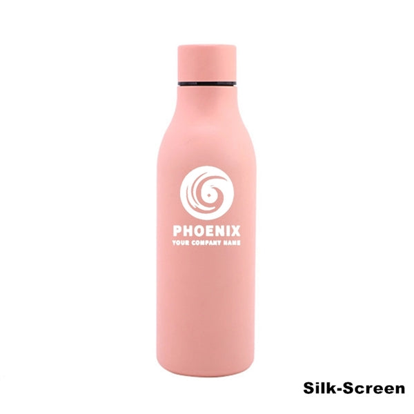 18.5 oz Stainless Steel Double Wall Cola Shape Water Bottle