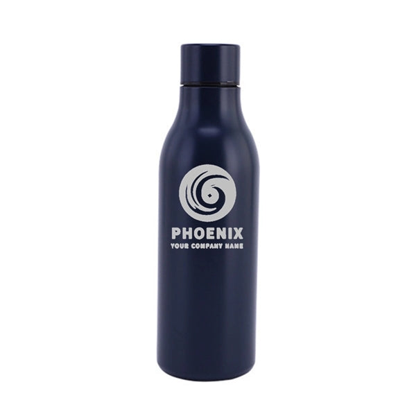 18.5 oz Stainless Steel Double Wall Cola Shape Water Bottle