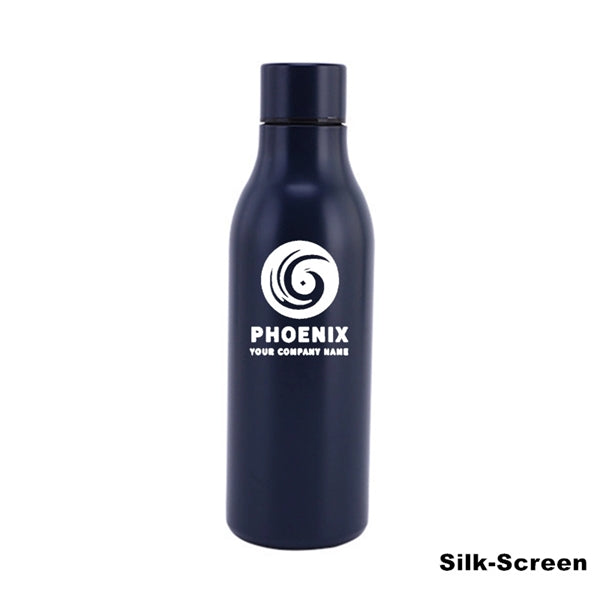 18.5 oz Stainless Steel Double Wall Cola Shape Water Bottle