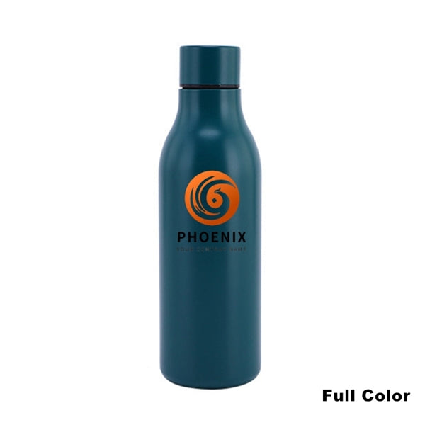18.5 oz Stainless Steel Double Wall Cola Shape Water Bottle
