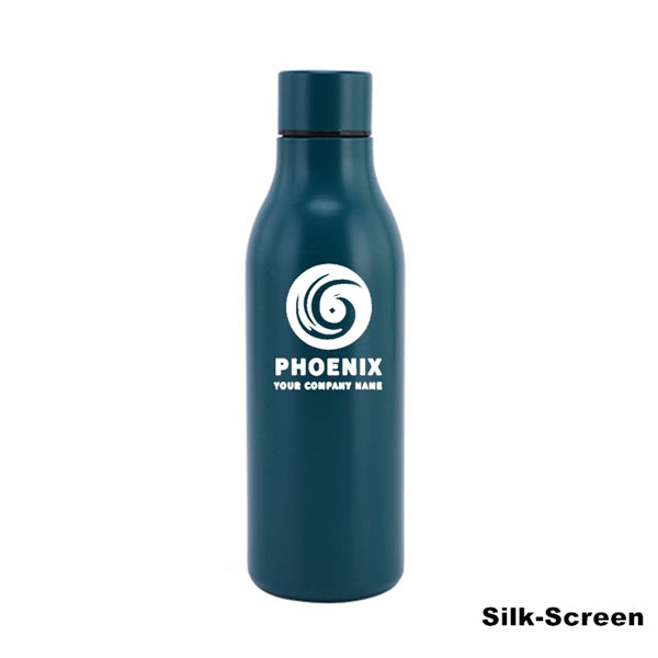 18.5 oz Stainless Steel Double Wall Cola Shape Water Bottle