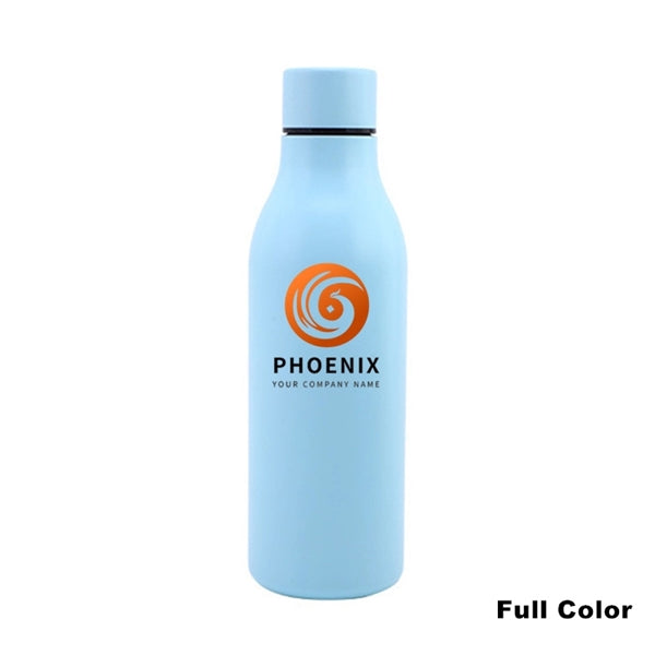 18.5 oz Stainless Steel Double Wall Cola Shape Water Bottle
