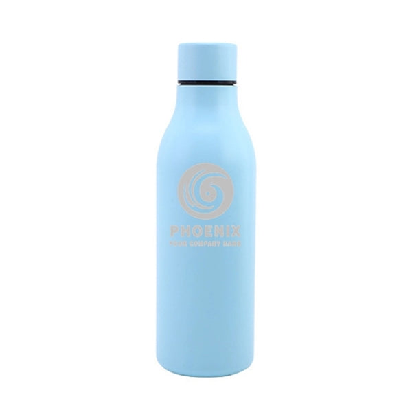 18.5 oz Stainless Steel Double Wall Cola Shape Water Bottle