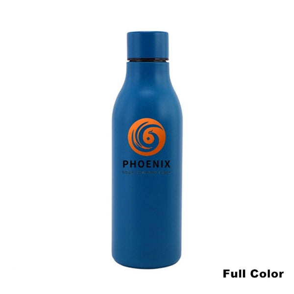18.5 oz Stainless Steel Double Wall Cola Shape Water Bottle