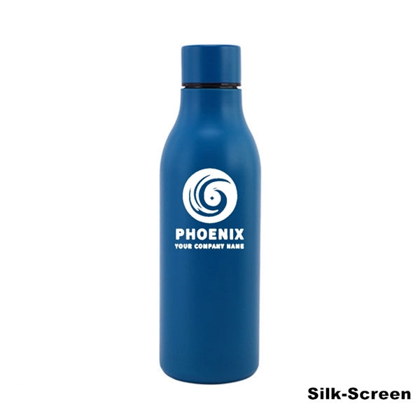 18.5 oz Stainless Steel Double Wall Cola Shape Water Bottle