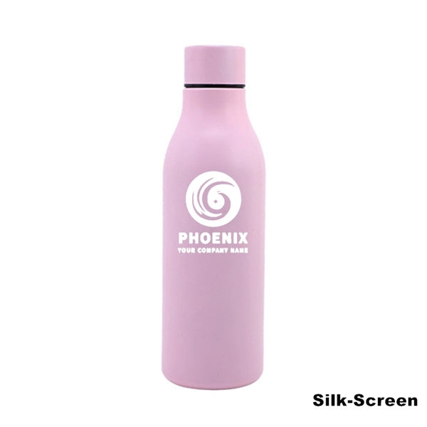 18.5 oz Stainless Steel Double Wall Cola Shape Water Bottle