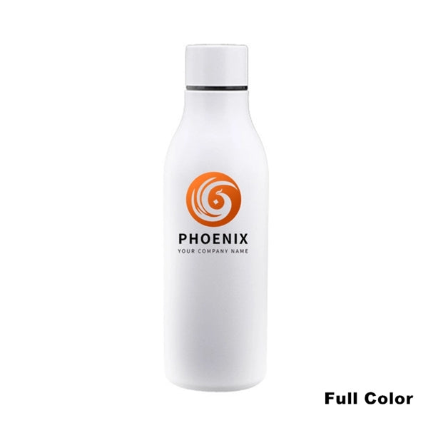 18.5 oz Stainless Steel Double Wall Cola Shape Water Bottle