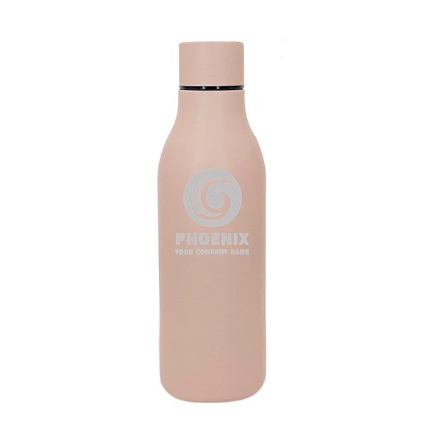 18.5 oz Stainless Steel Double Wall Cola Shape Water Bottle