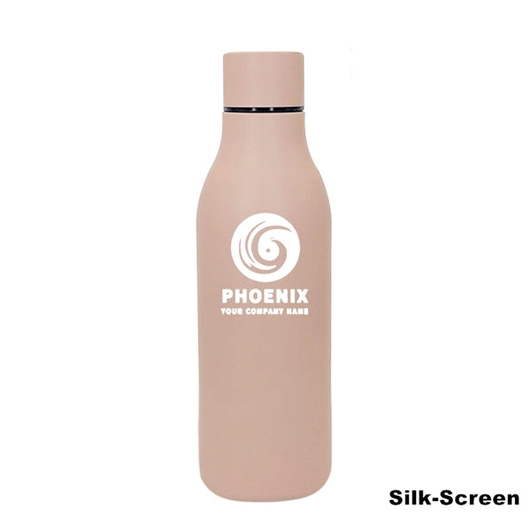 18.5 oz Stainless Steel Double Wall Cola Shape Water Bottle