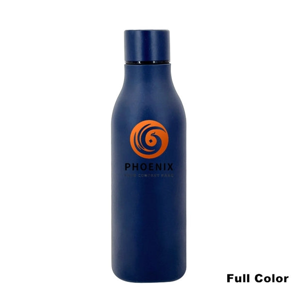 18.5 oz Stainless Steel Double Wall Cola Shape Water Bottle