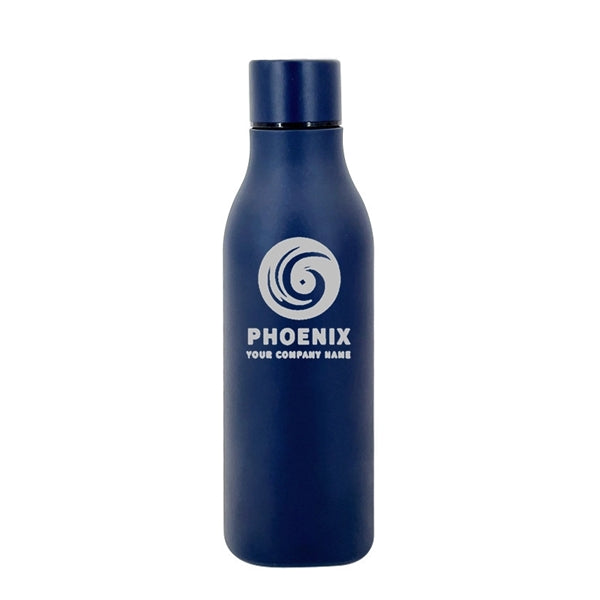 18.5 oz Stainless Steel Double Wall Cola Shape Water Bottle