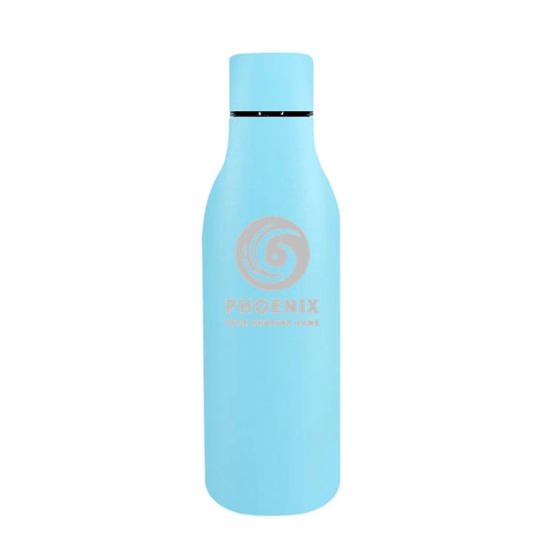 18.5 oz Stainless Steel Double Wall Cola Shape Water Bottle