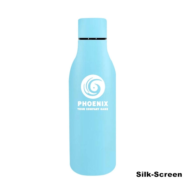 18.5 oz Stainless Steel Double Wall Cola Shape Water Bottle