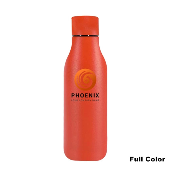 18.5 oz Stainless Steel Double Wall Cola Shape Water Bottle
