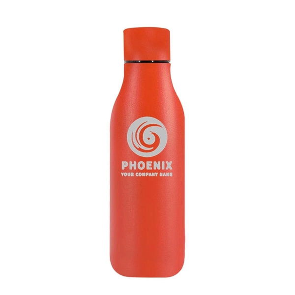 18.5 oz Stainless Steel Double Wall Cola Shape Water Bottle