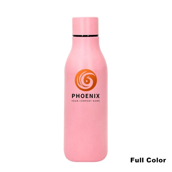 18.5 oz Stainless Steel Double Wall Cola Shape Water Bottle