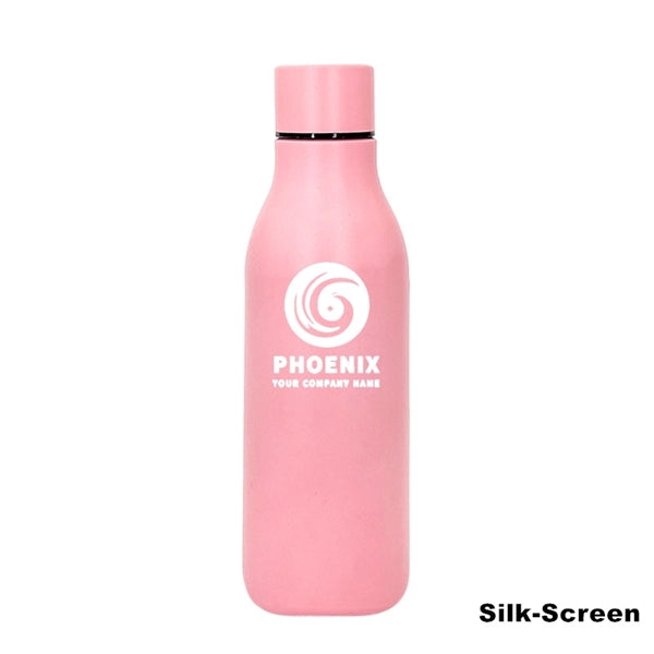 18.5 oz Stainless Steel Double Wall Cola Shape Water Bottle