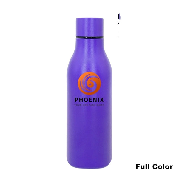18.5 oz Stainless Steel Double Wall Cola Shape Water Bottle