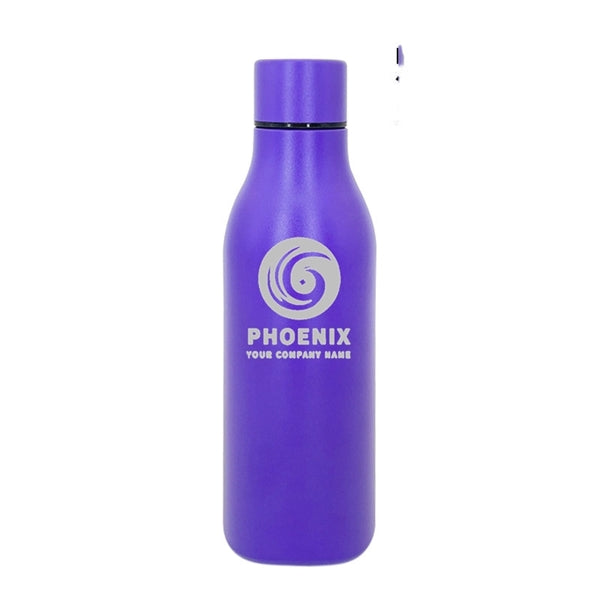 18.5 oz Stainless Steel Double Wall Cola Shape Water Bottle