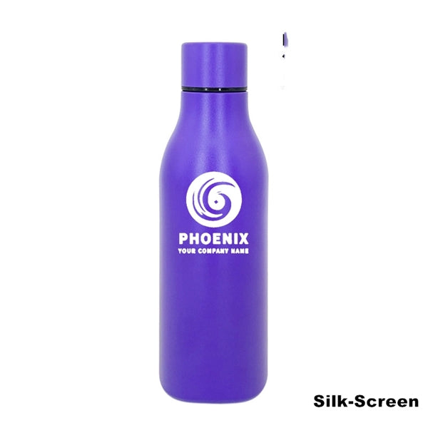 18.5 oz Stainless Steel Double Wall Cola Shape Water Bottle