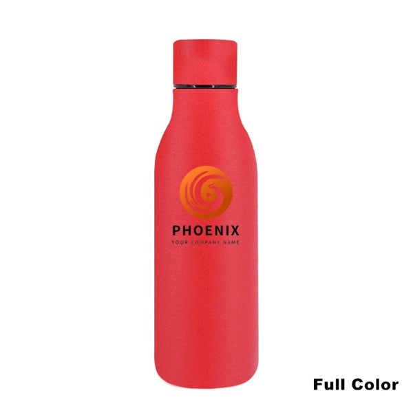18.5 oz Stainless Steel Double Wall Cola Shape Water Bottle