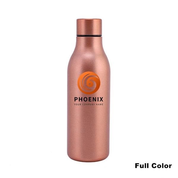 18.5 oz Stainless Steel Double Wall Cola Shape Water Bottle