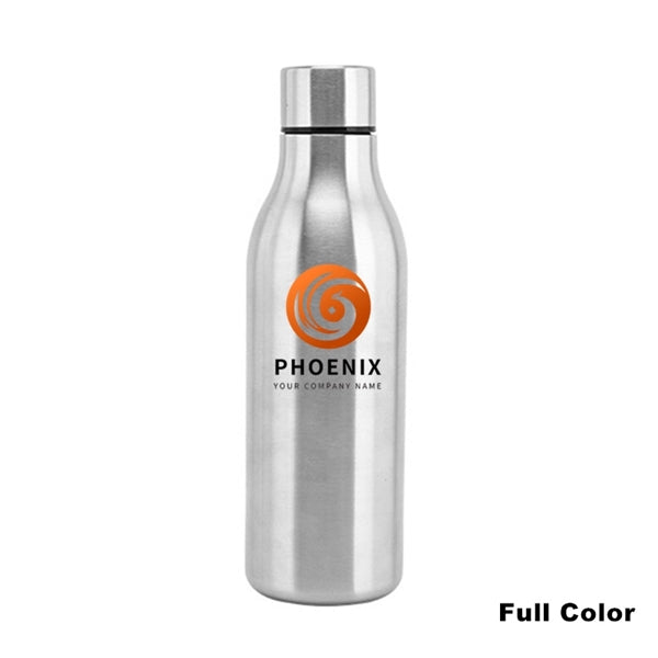 18.5 oz Stainless Steel Double Wall Cola Shape Water Bottle