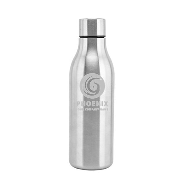 18.5 oz Stainless Steel Double Wall Cola Shape Water Bottle