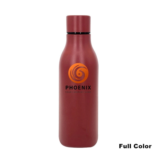 18.5 oz Stainless Steel Double Wall Cola Shape Water Bottle