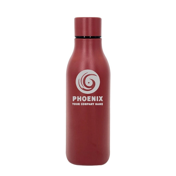 18.5 oz Stainless Steel Double Wall Cola Shape Water Bottle
