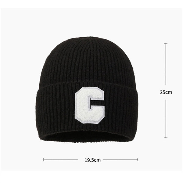 Slouchy Knit Ribbed Beanie Soft Stretch Hat Cuffed Skull Cap