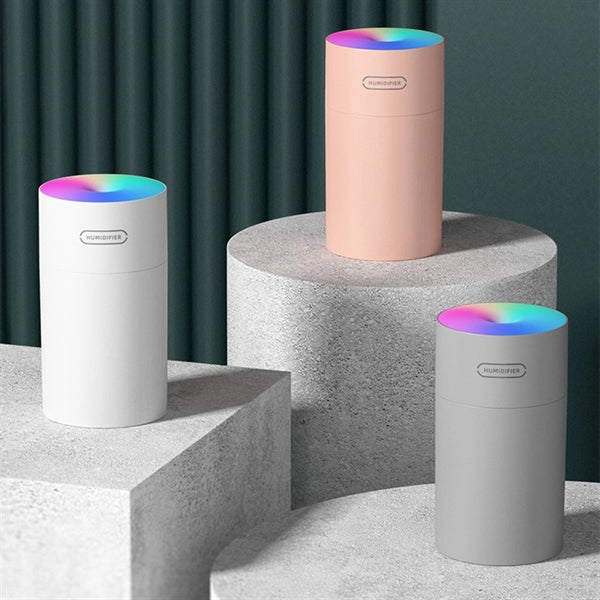 Adjustable USB Mini Humidifier With Changing Night Light