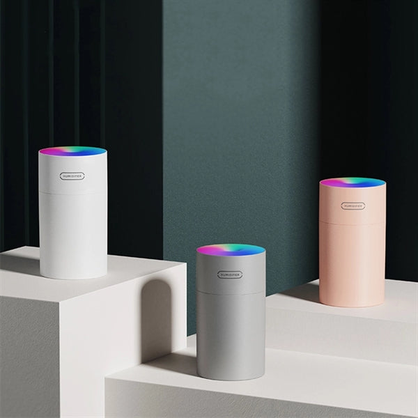 Adjustable USB Mini Humidifier With Changing Night Light