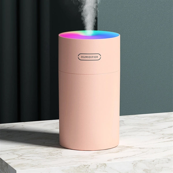 Adjustable USB Mini Humidifier With Changing Night Light