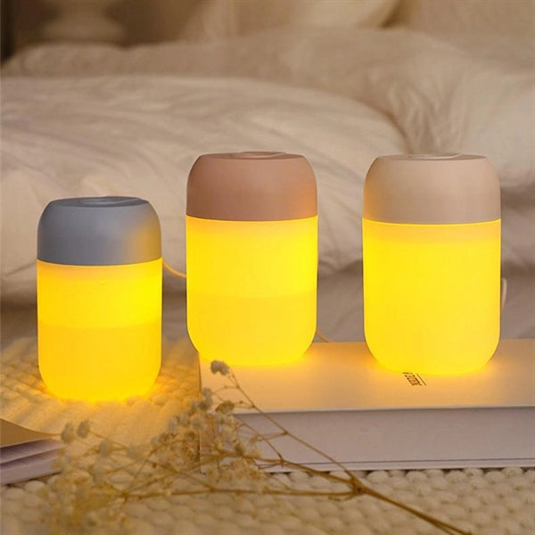 Portable USB Mist Mini Filter Humidifier With Night Light