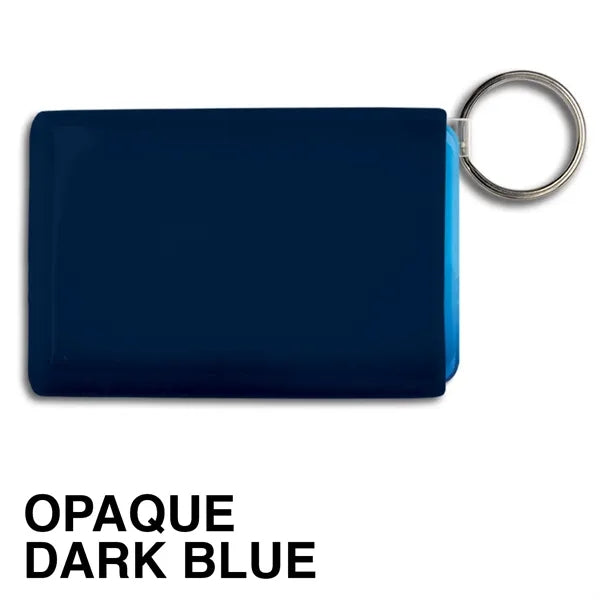 Card Holder w/ Key Ring - Rectangle - Spot Color